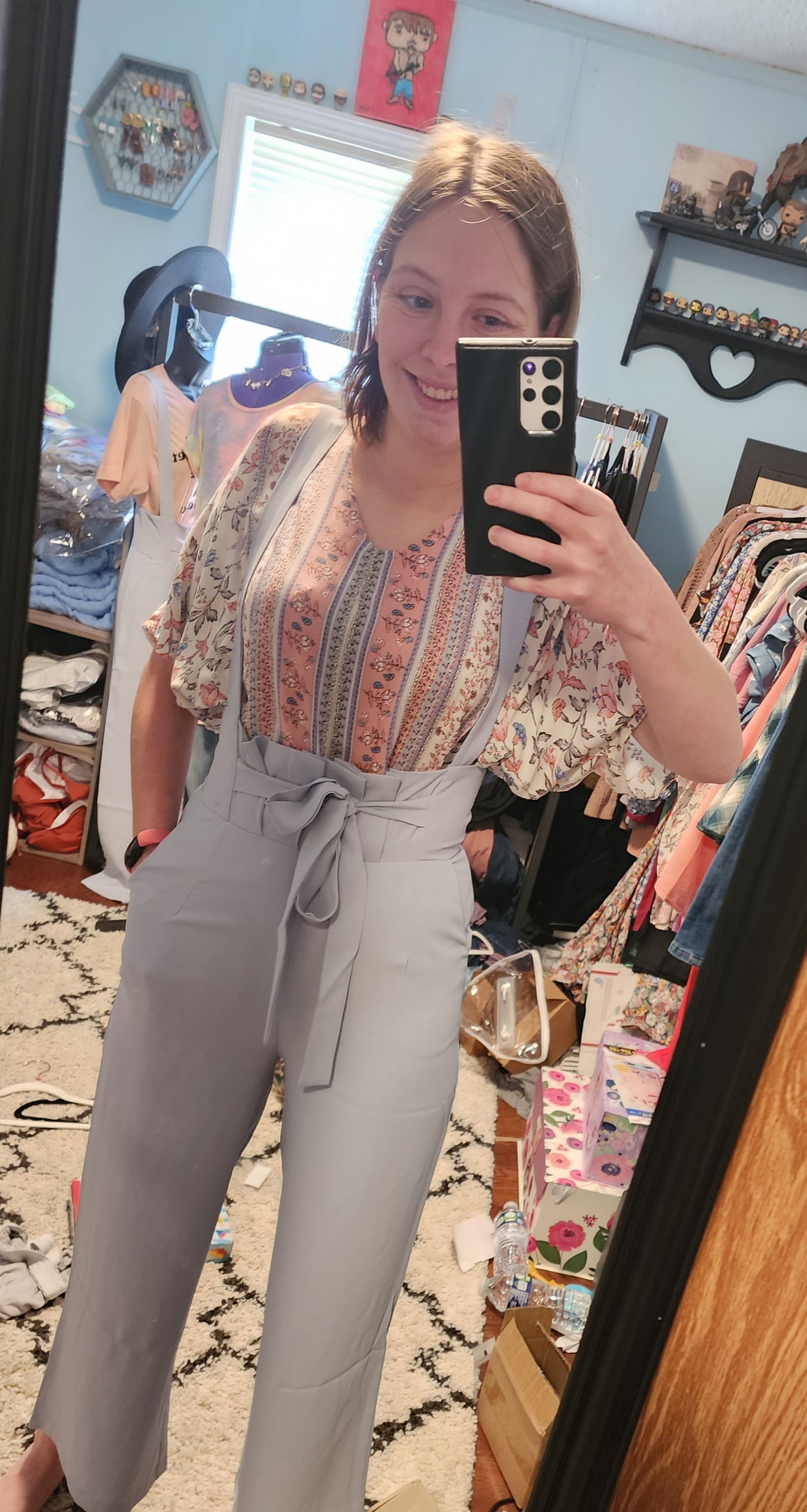 Pastel Blue Overalls