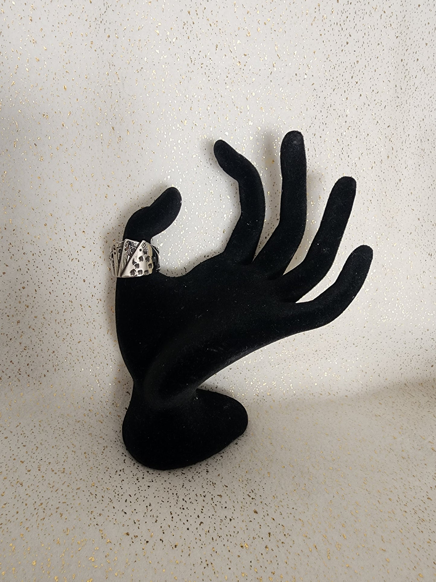 Men's Poker Card Ring- Size 9