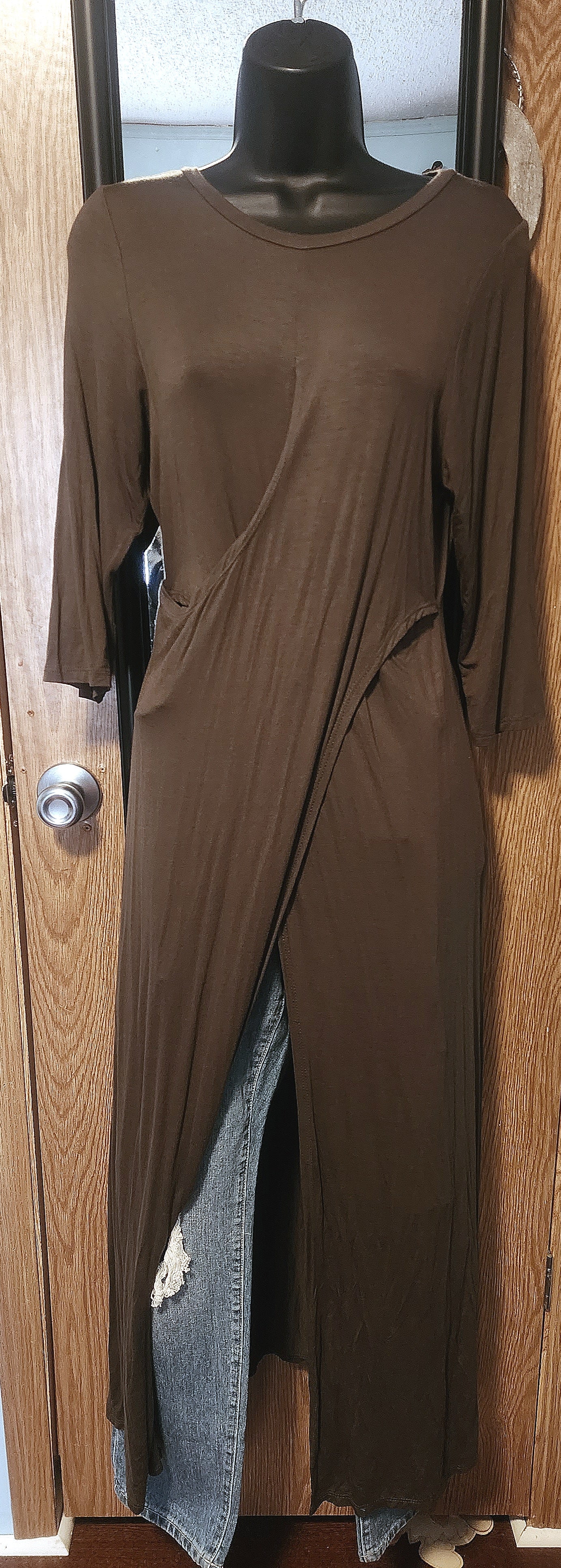 "Taylor" Dark Olive Green Long Tunic