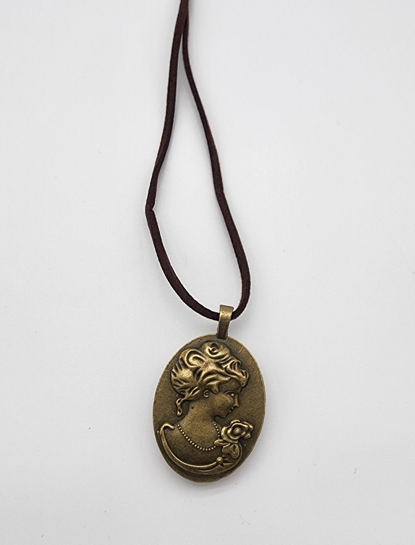 Oil Painting Pressed Flower Necklace