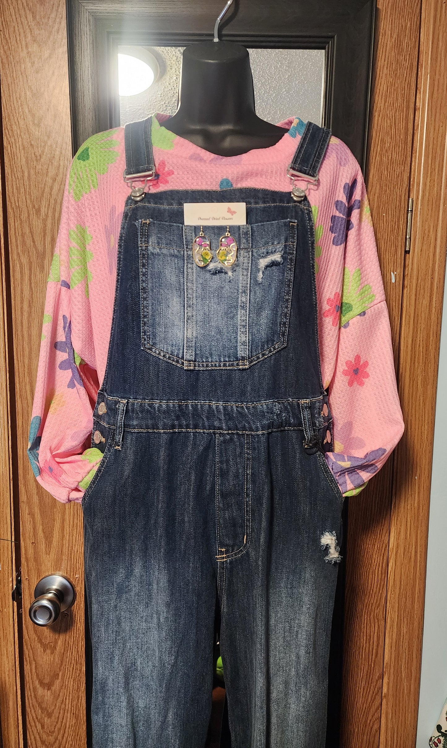 "Hopie" Pink Floral Oversized Top