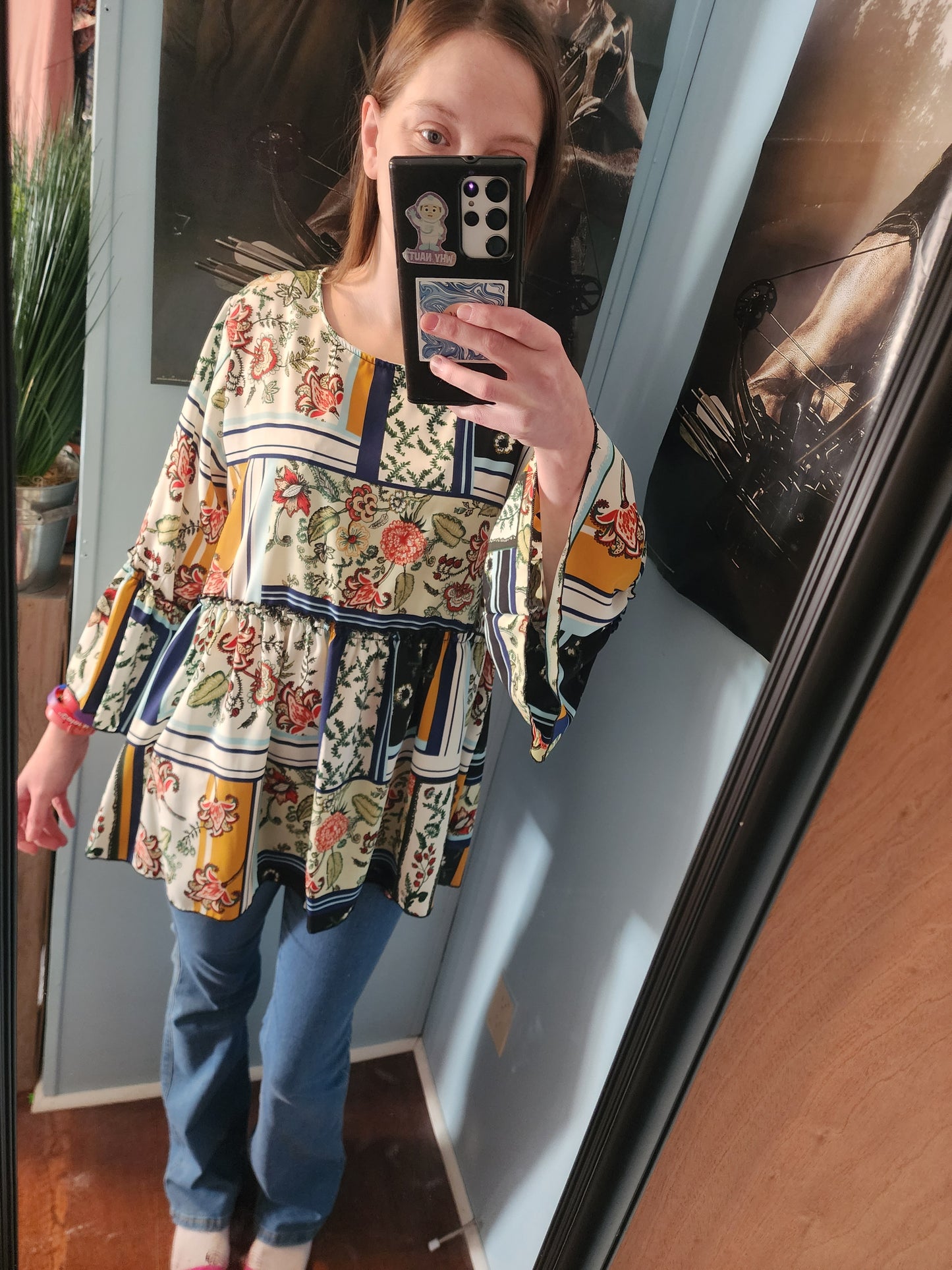 "Teresa" Floral Print Blouse