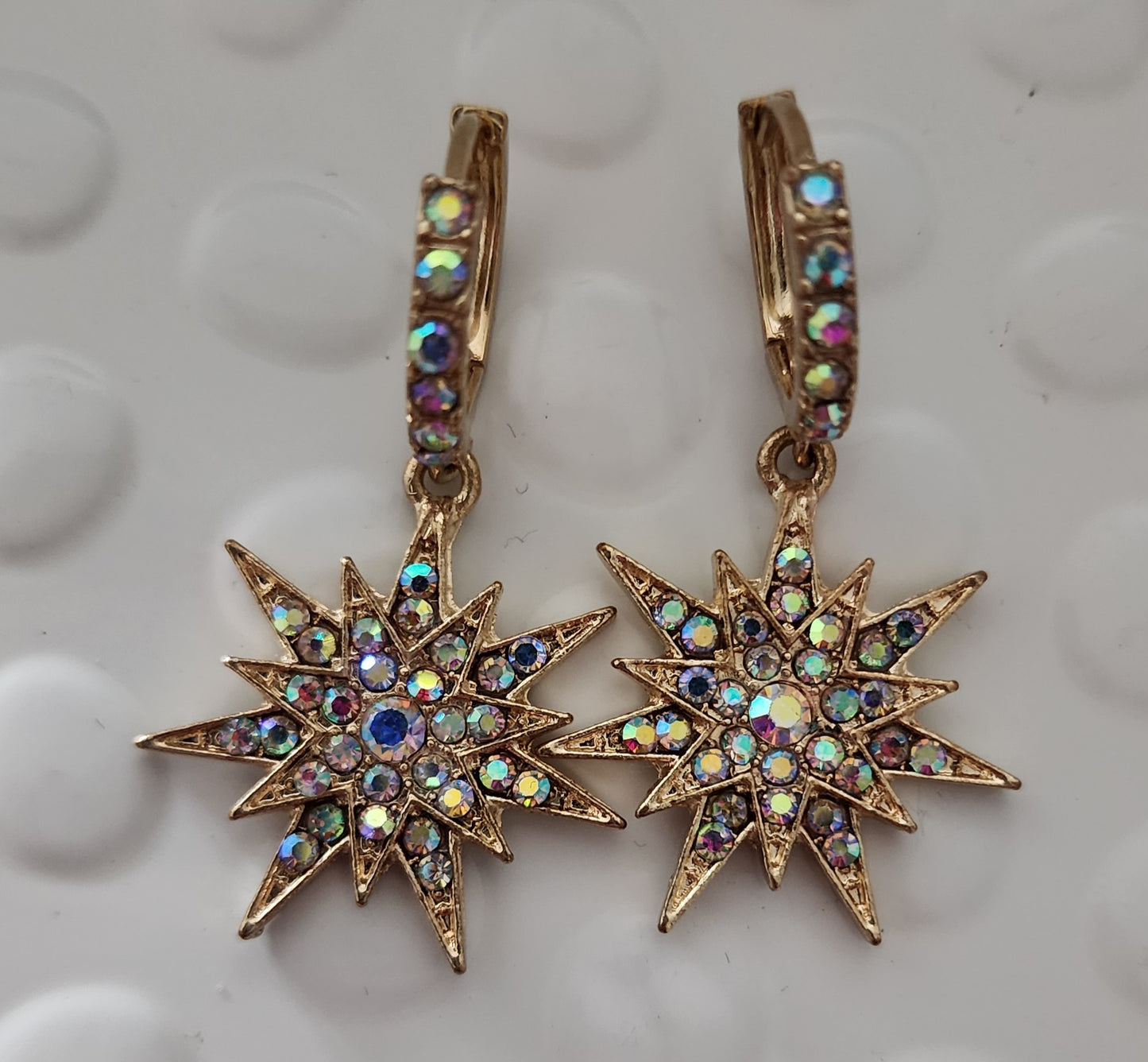 Starburst Huggie Earrings