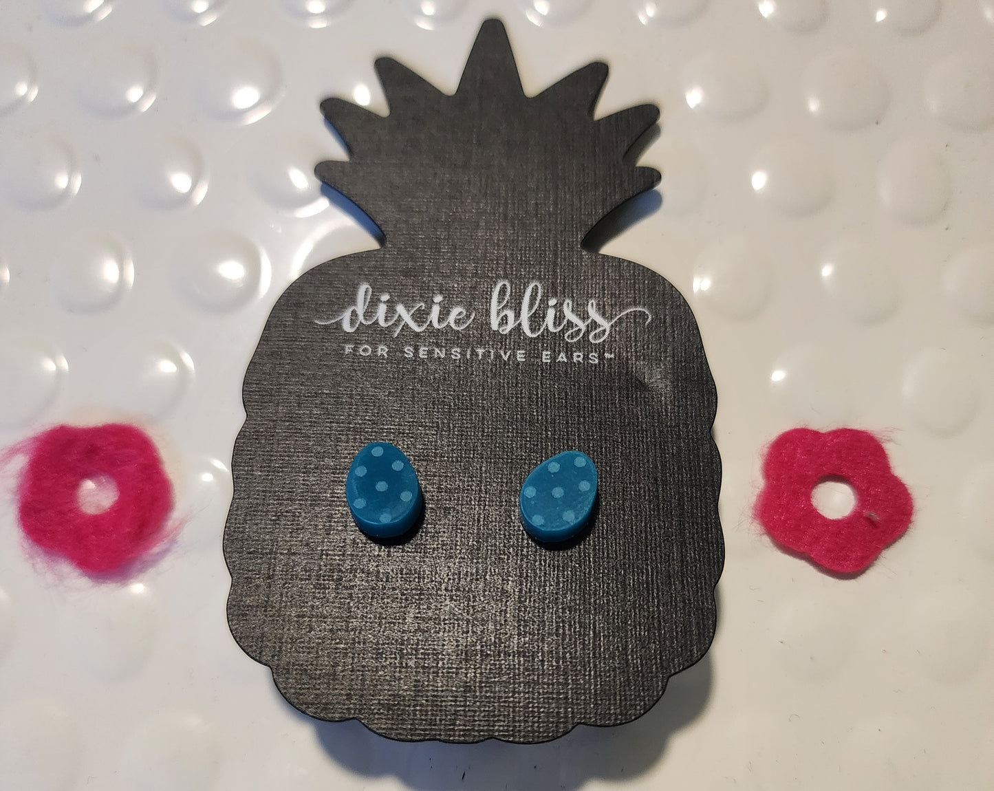 "Emma" Blue Easter Egg Earrings