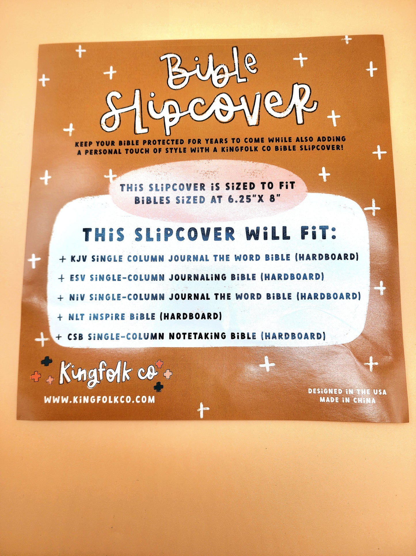 Midnight Mercies Bible Slipcover