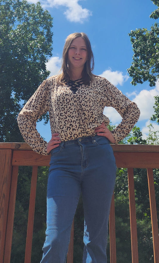 Cheetah Print Bodysuit