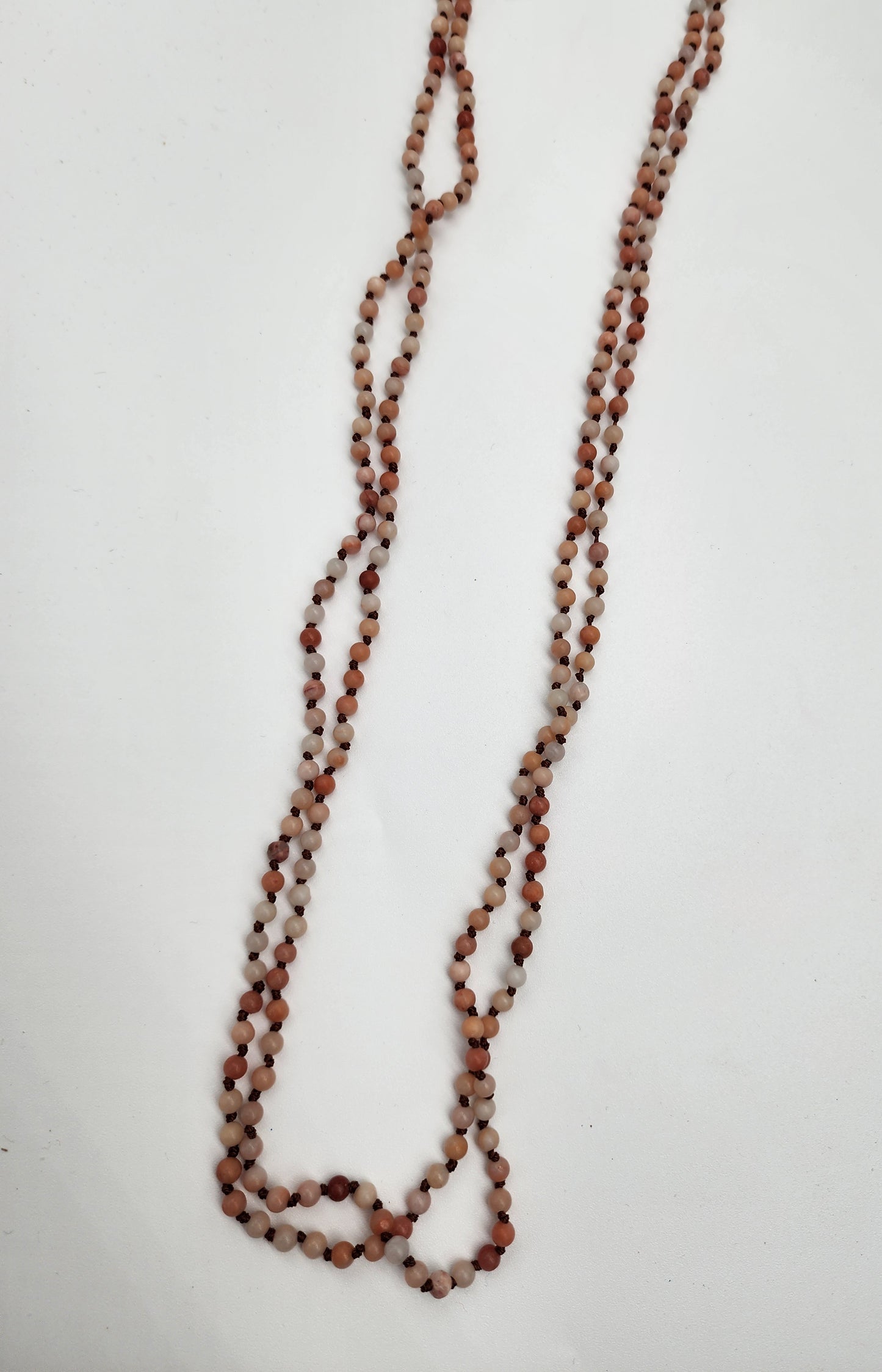 Peach Beaded Necklace
