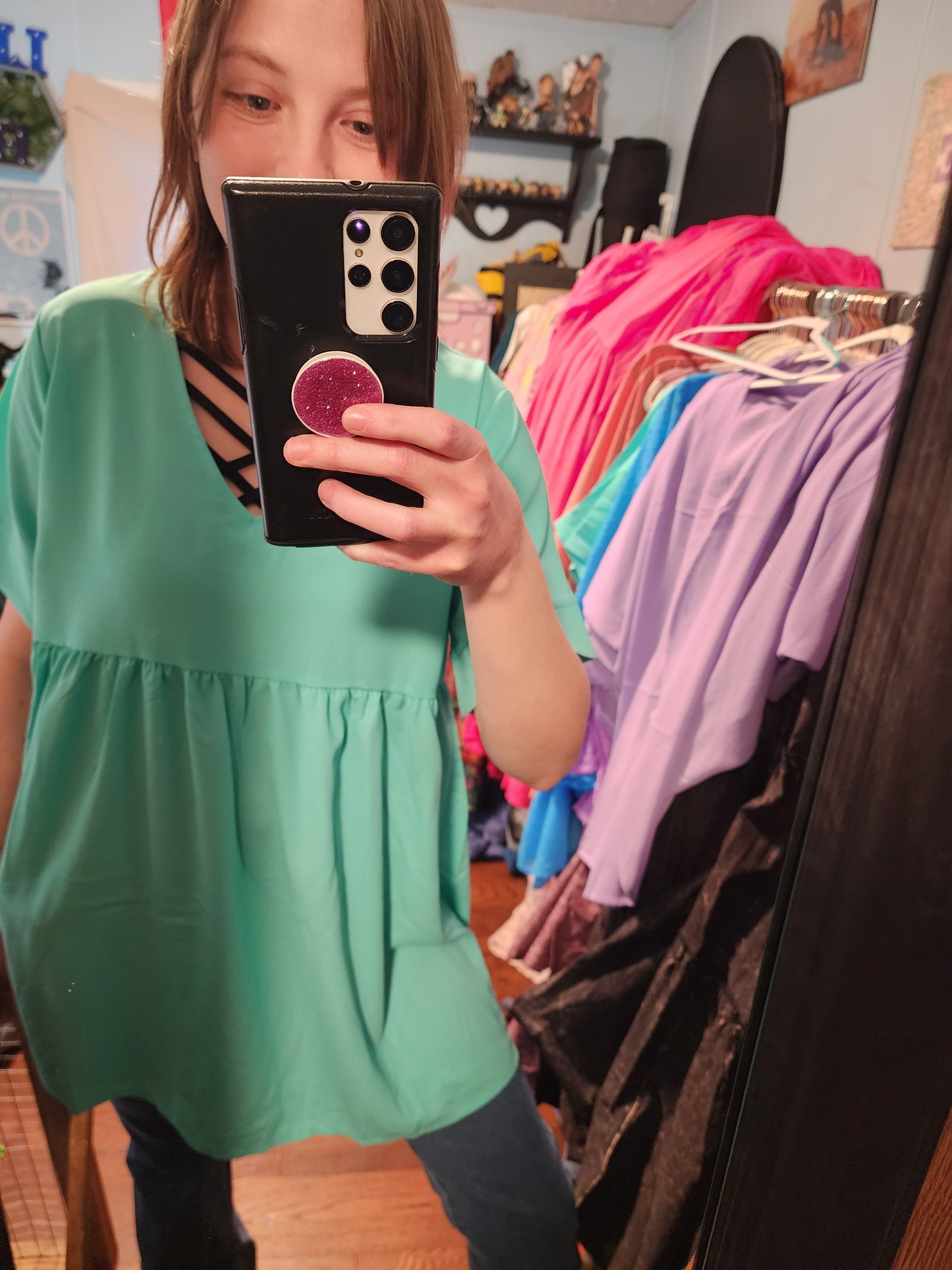 Mint Green Top