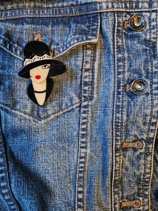 "Rebecca" Pin/ Brooch