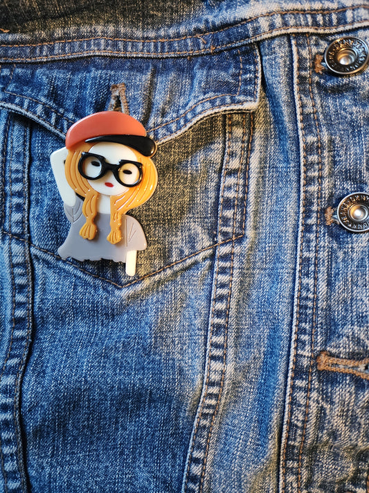 "Elizabeth" Pin/ Brooch