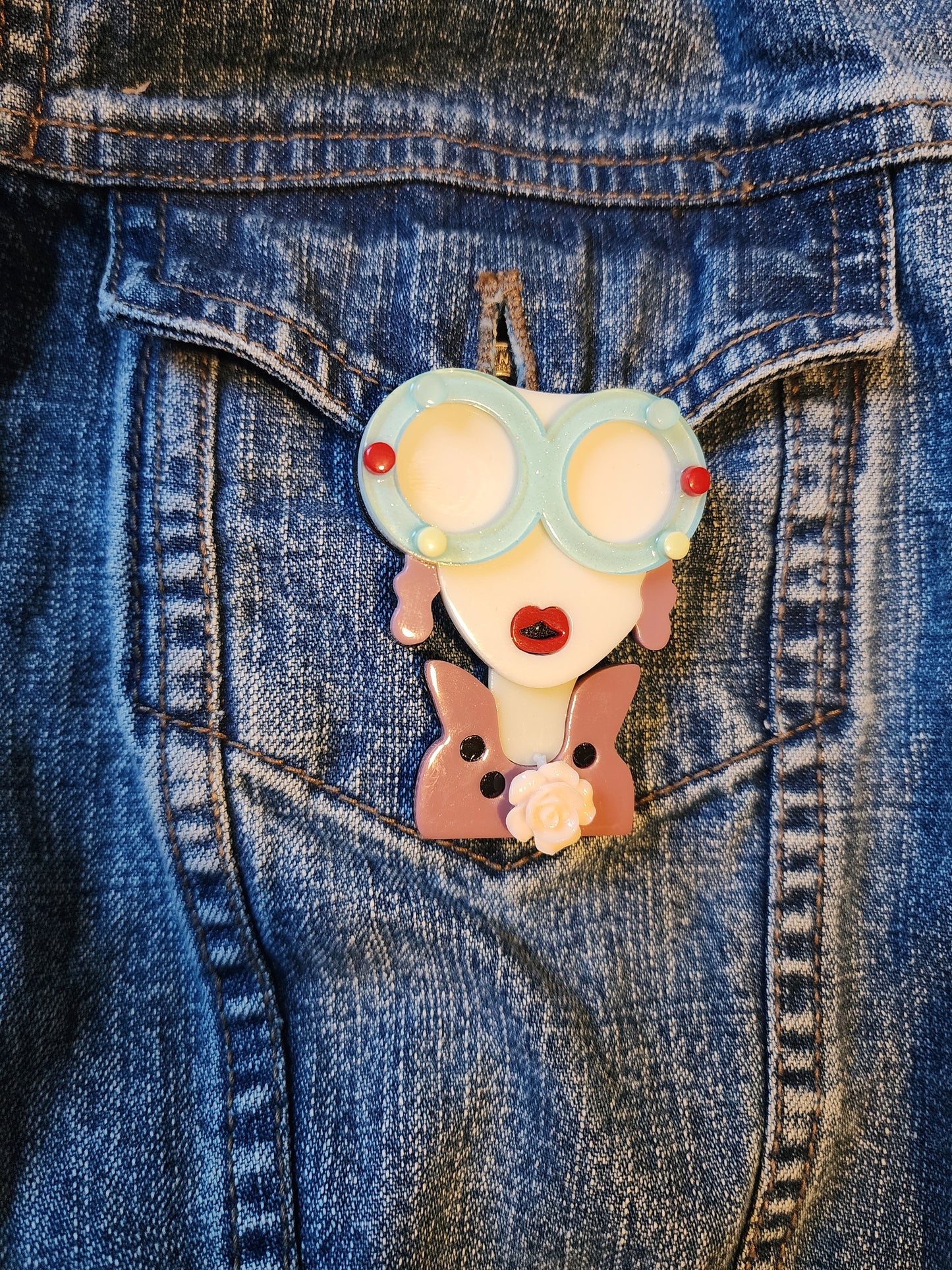 "Ruth" Pin/ Brooch