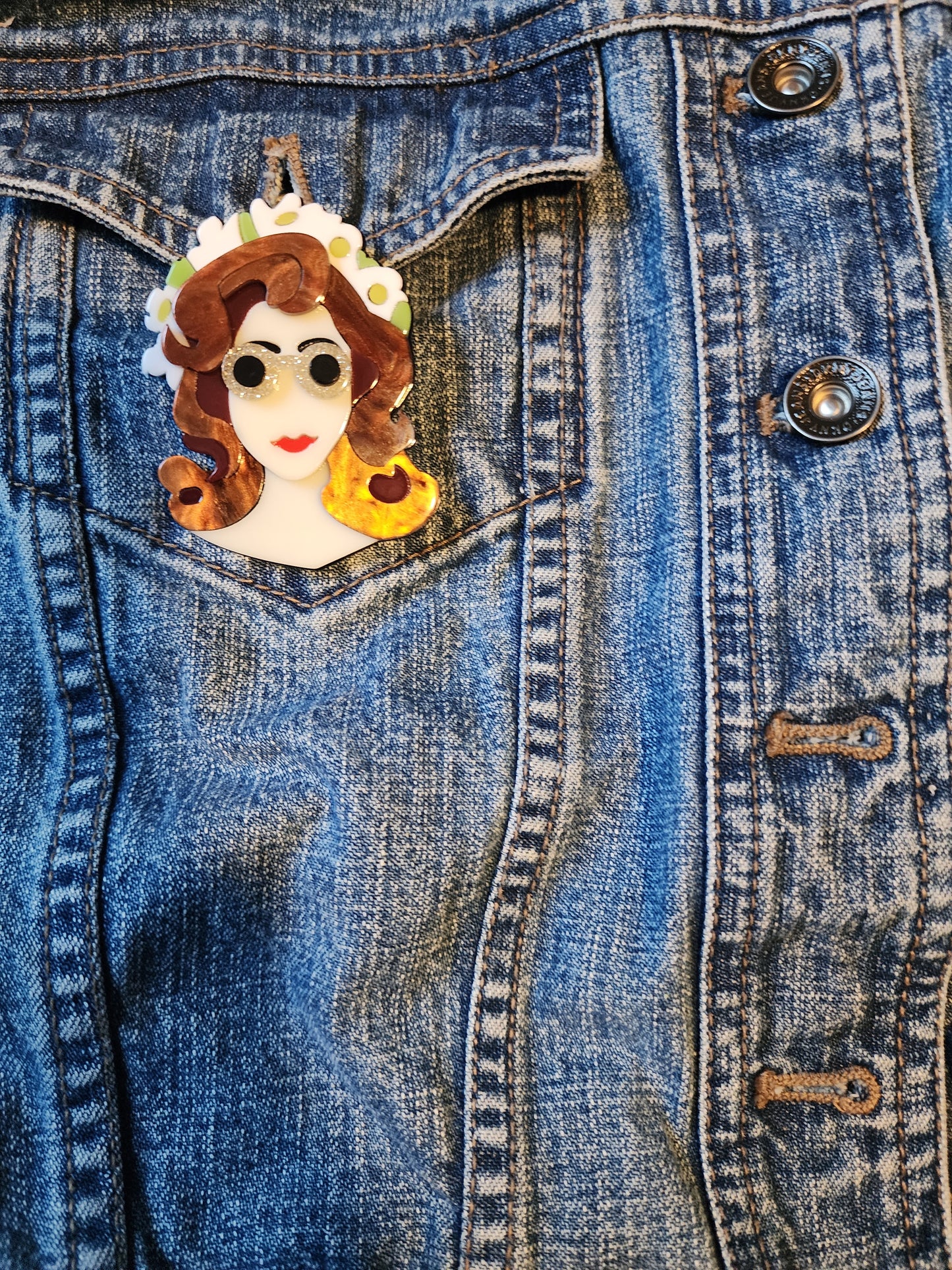 "Rhiannon" Pin/ Brooch