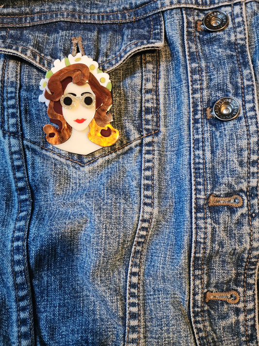"Rhiannon" Pin/ Brooch