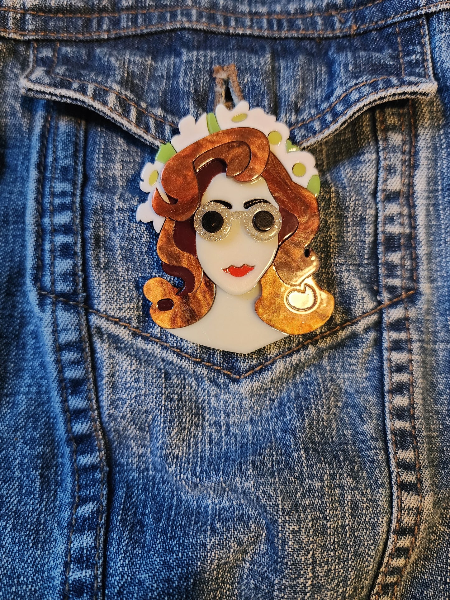 "Rhiannon" Pin/ Brooch