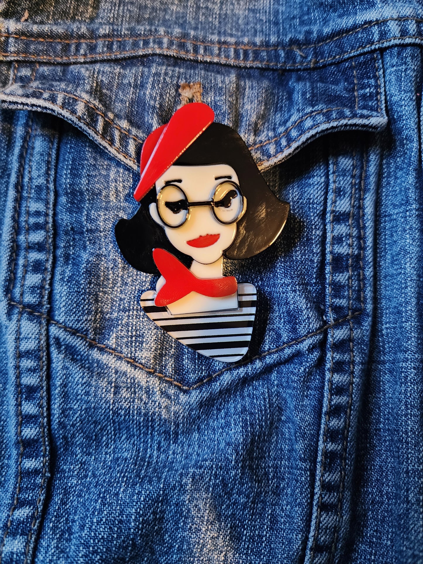 "Sally" Pin/ Brooch