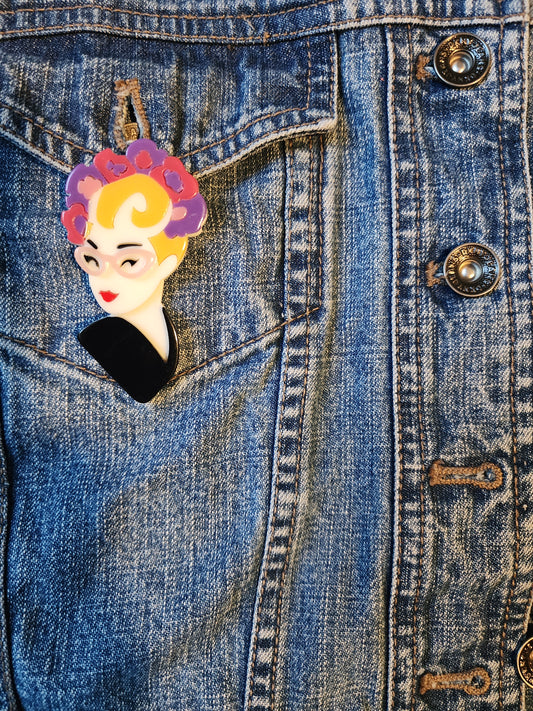 "Lucy" Pin/ Brooch