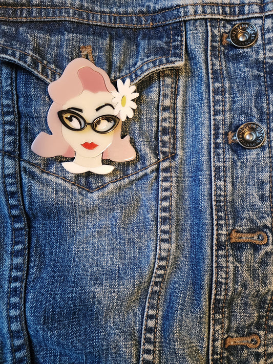 "Gracie" Pin/ Brooch