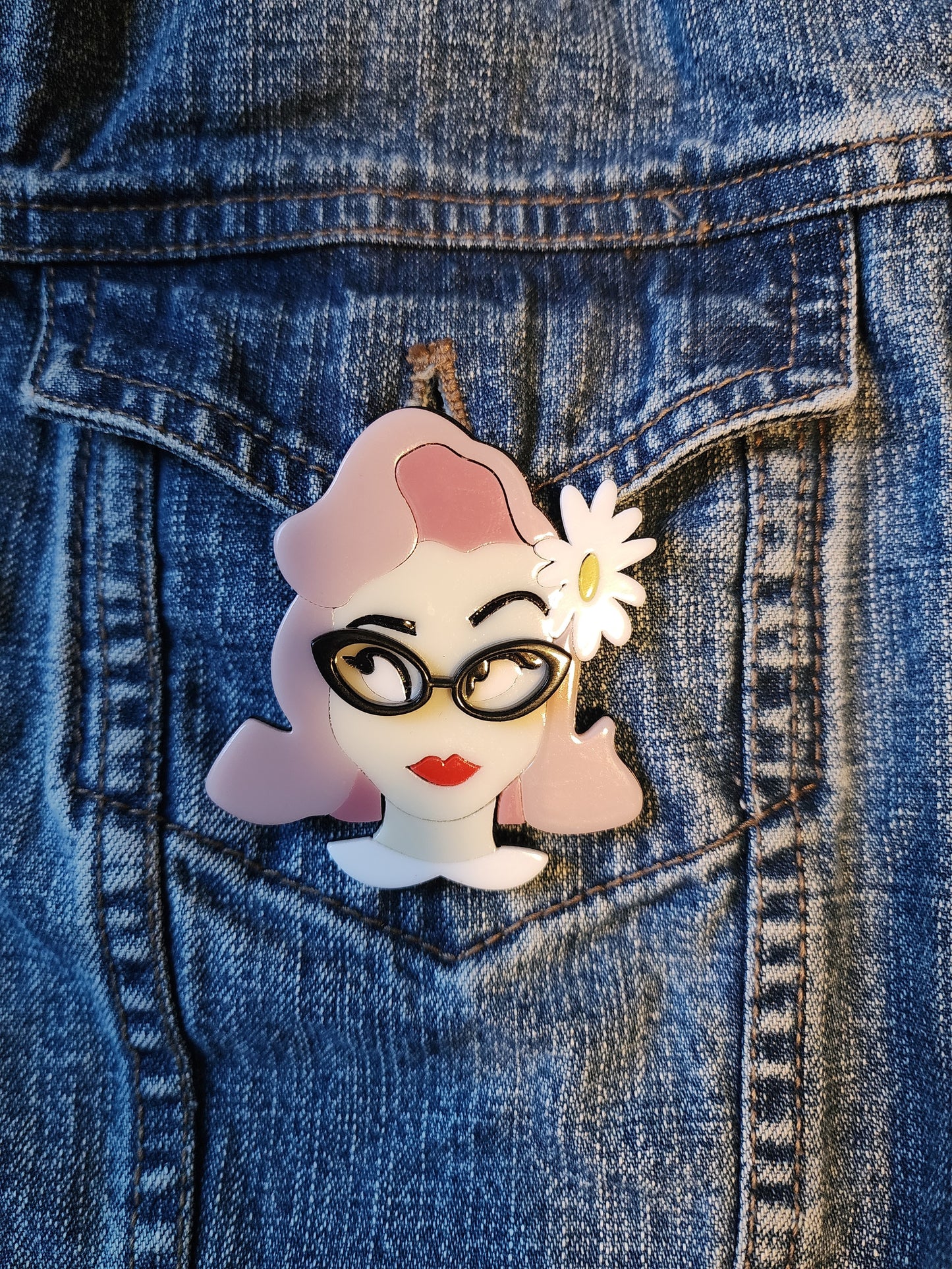 "Gracie" Pin/ Brooch