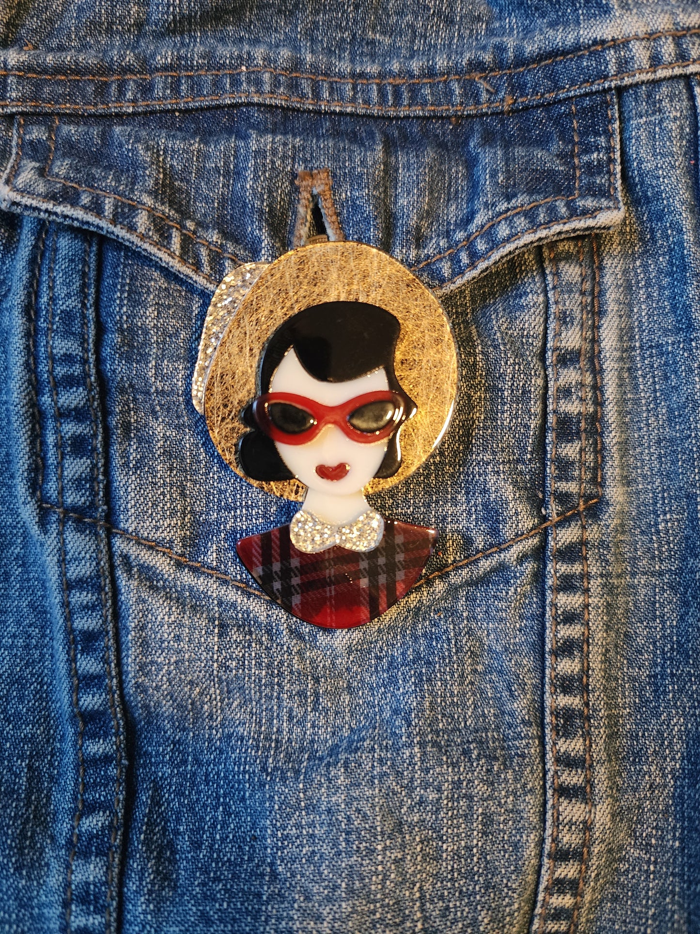 "Rochelle" Pin/ Brooch