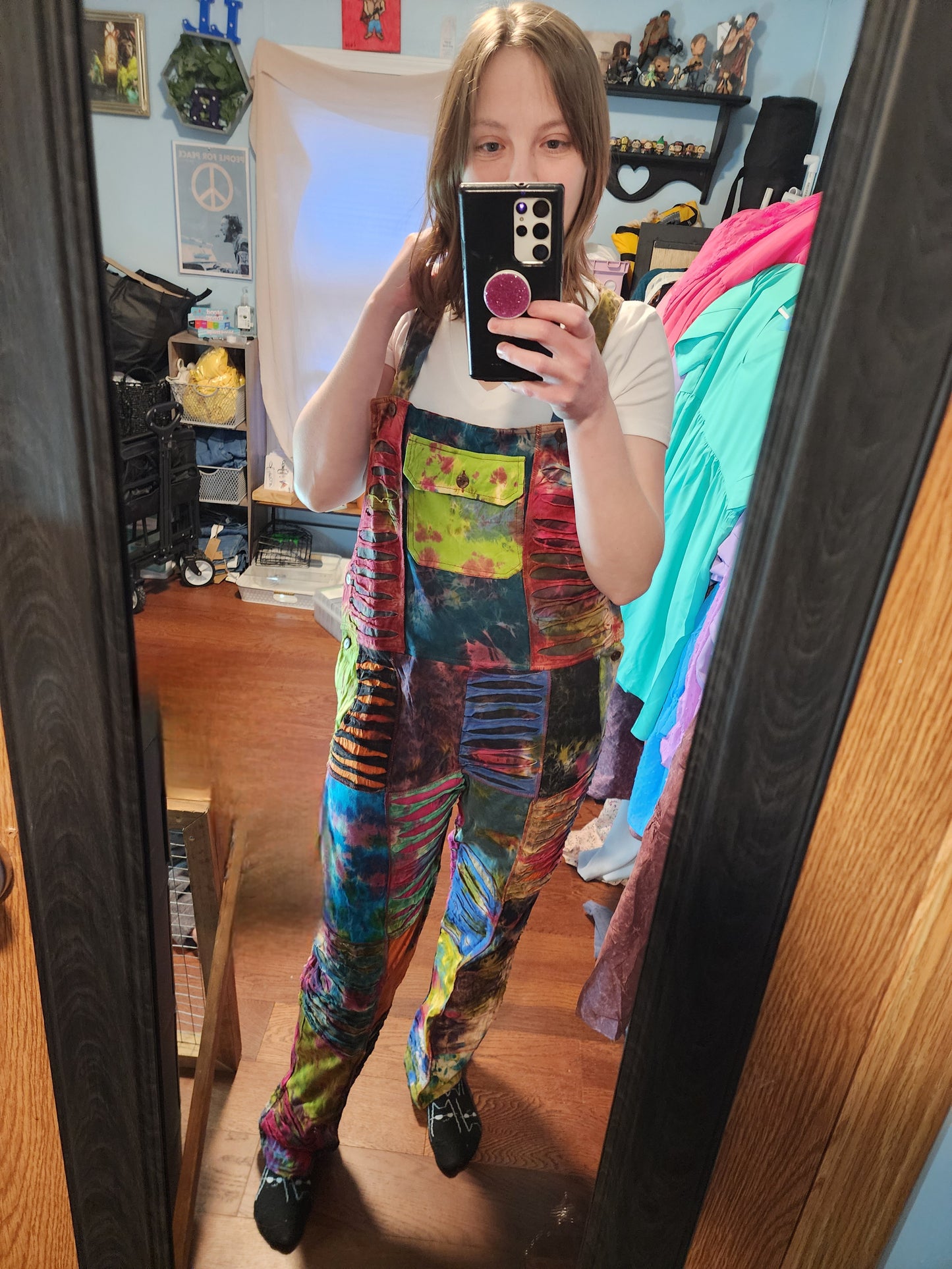 Tie-Dye Overalls/ Bibs