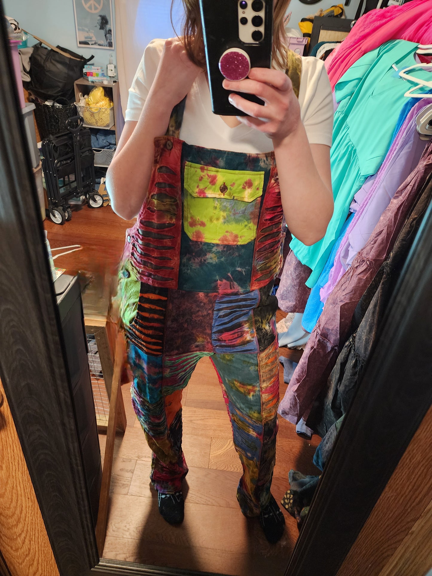 Tie-Dye Overalls/ Bibs