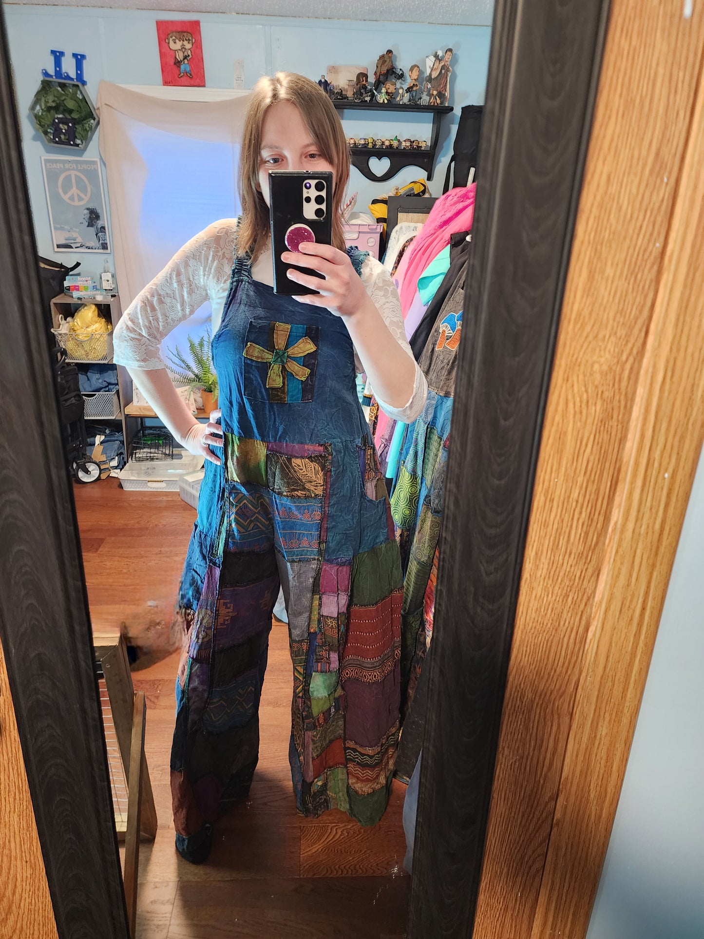 Flower Overalls/ Bibs