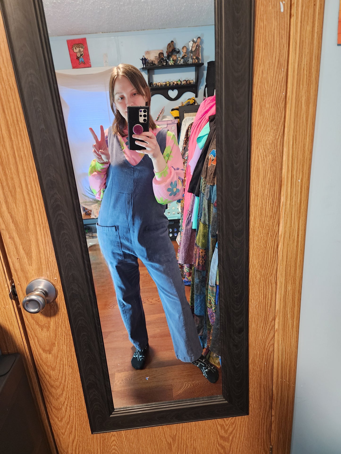Zenana V Neck Overalls/ Bibs
