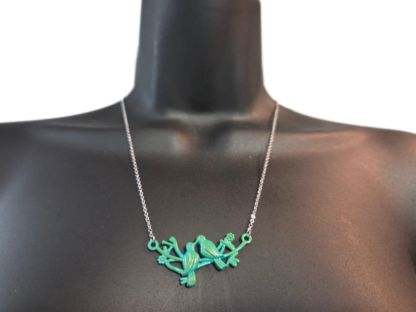 Patina 2 Bird Necklace