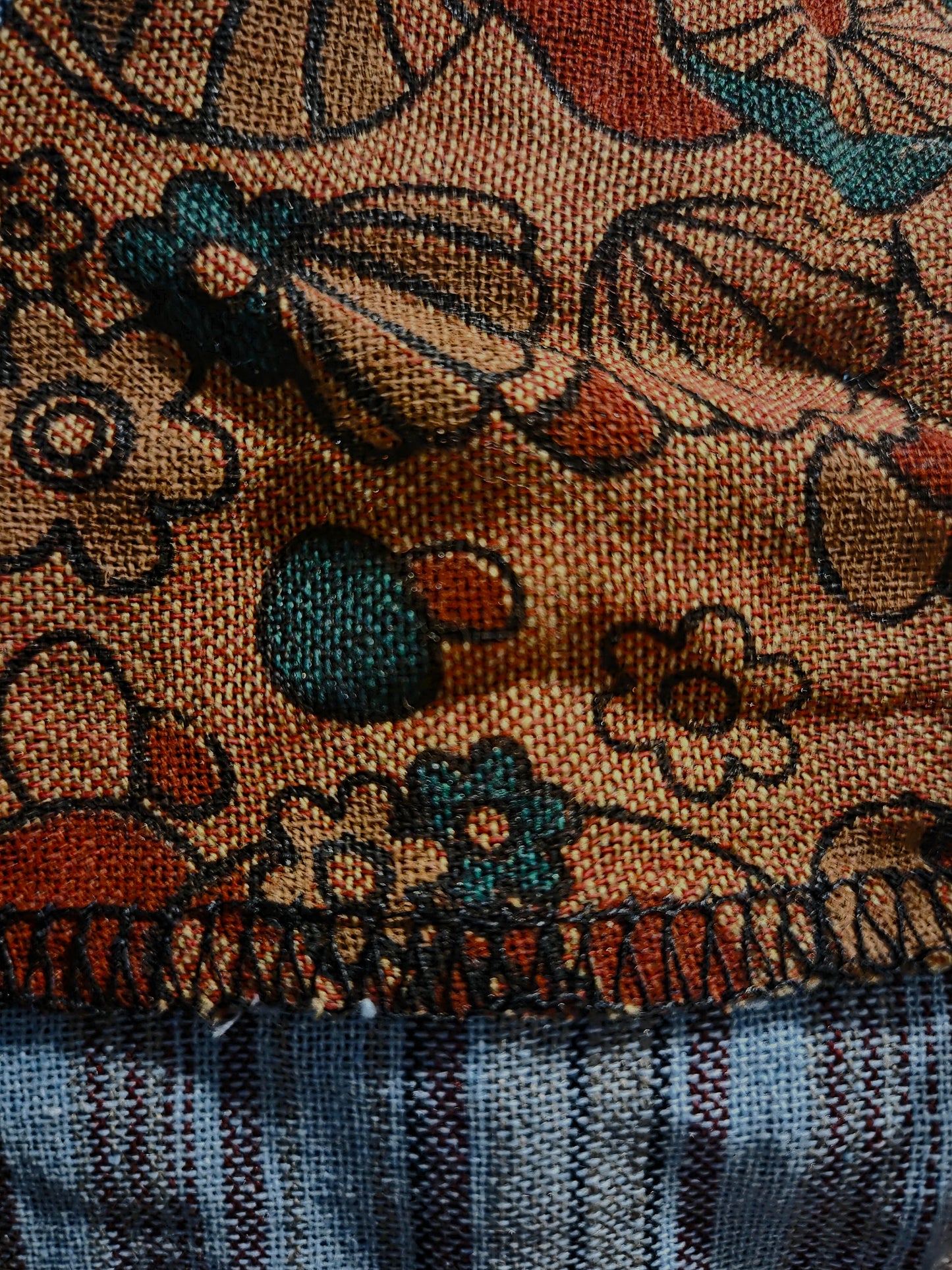"Frizzle" Mushroom Overall Jumper Dress