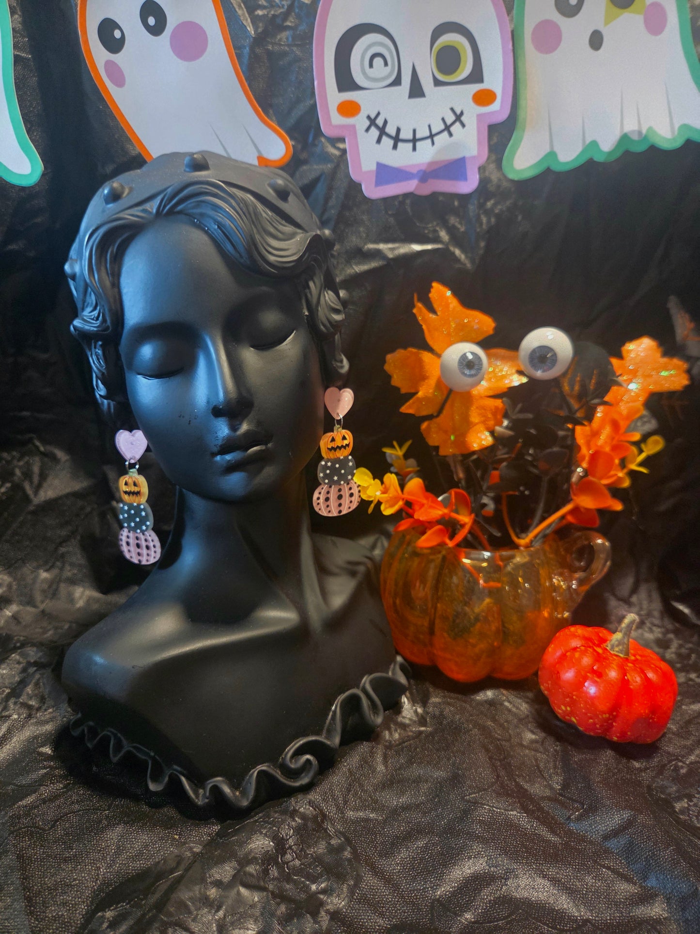 Pumpkin Stack Earrings