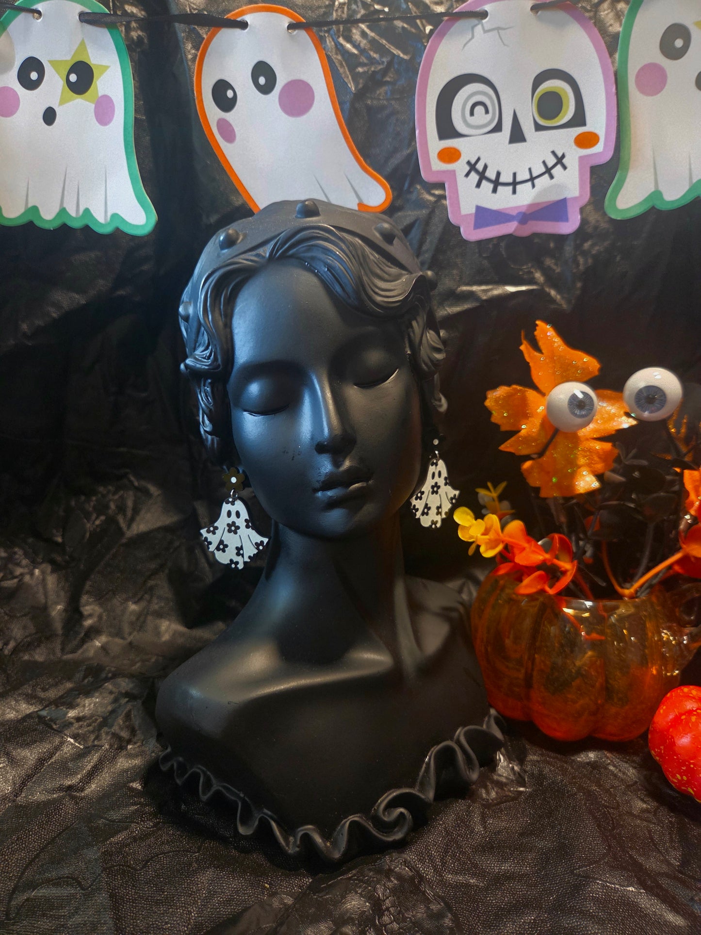 Floral Ghost Earrings
