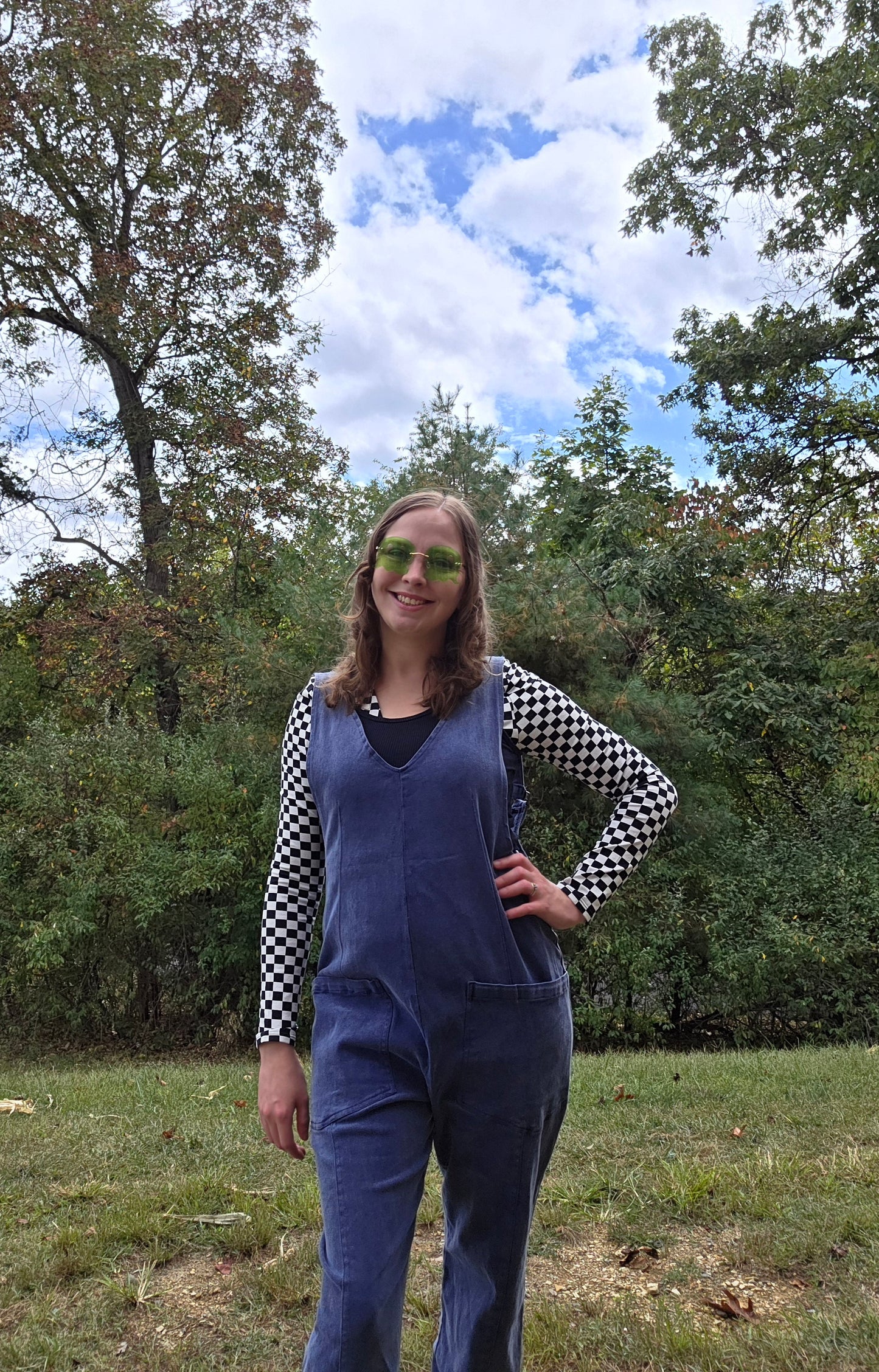 Zenana V Neck Overalls/ Bibs