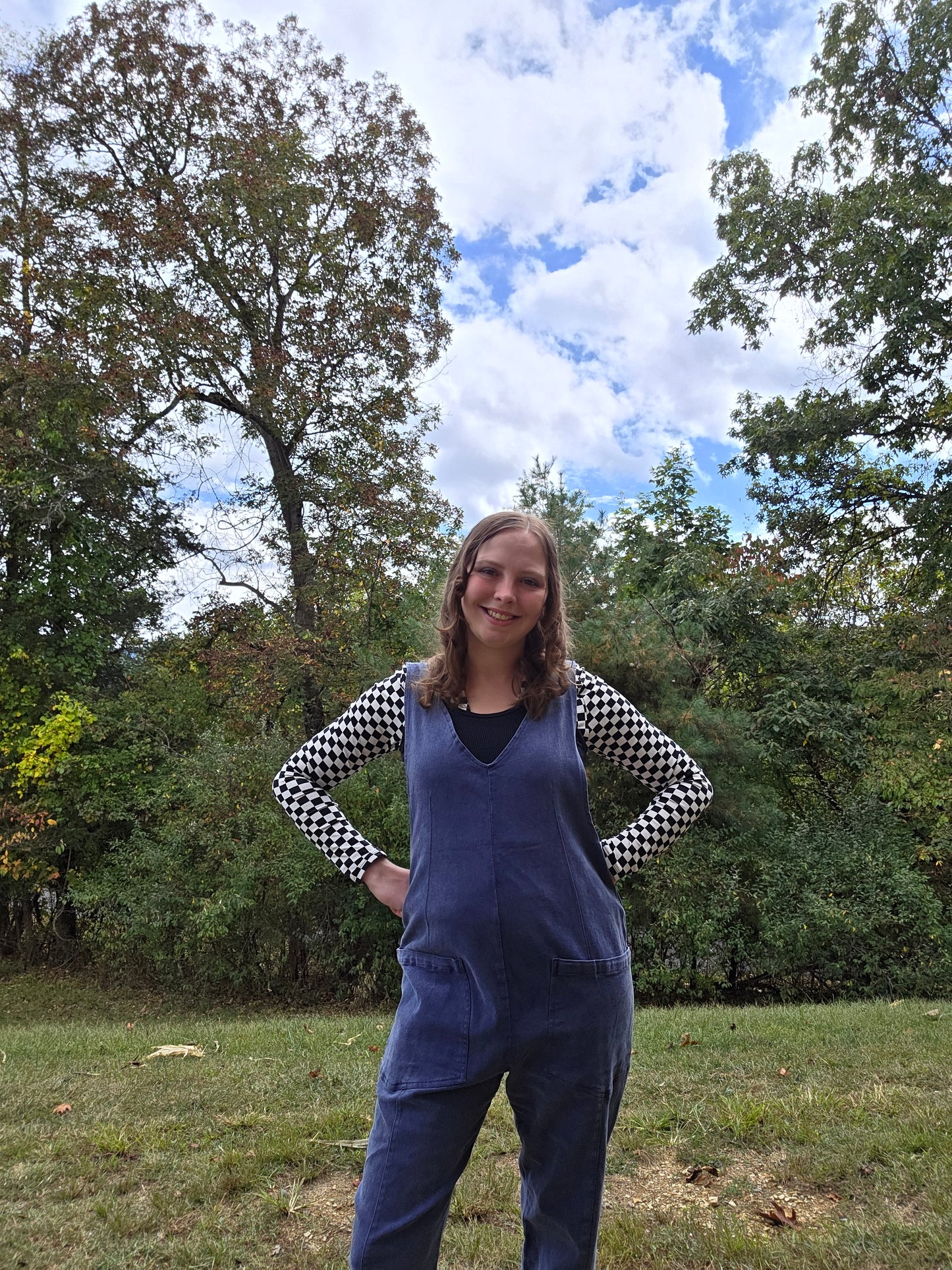 Zenana V Neck Overalls/ Bibs