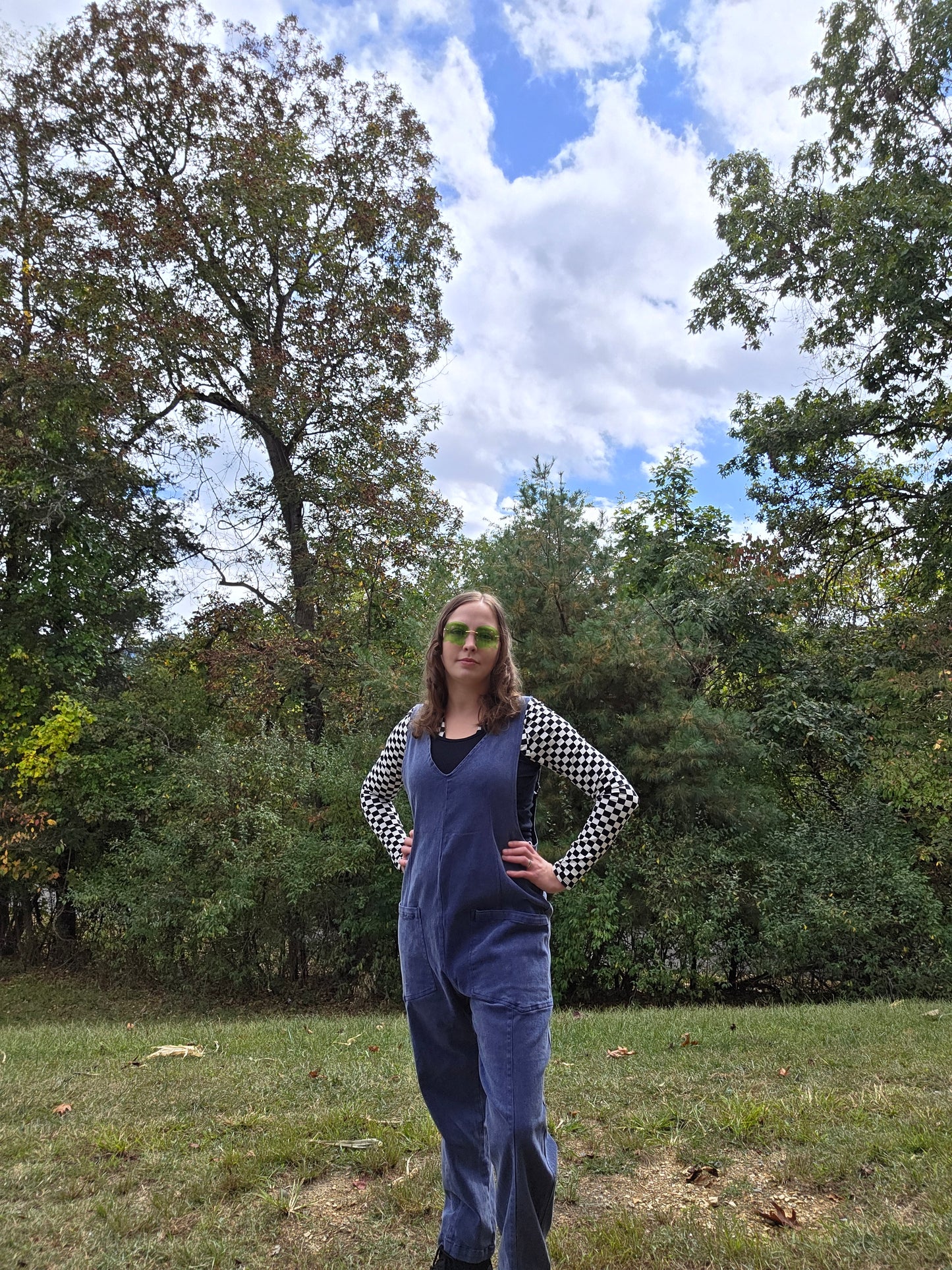 Zenana V Neck Overalls/ Bibs