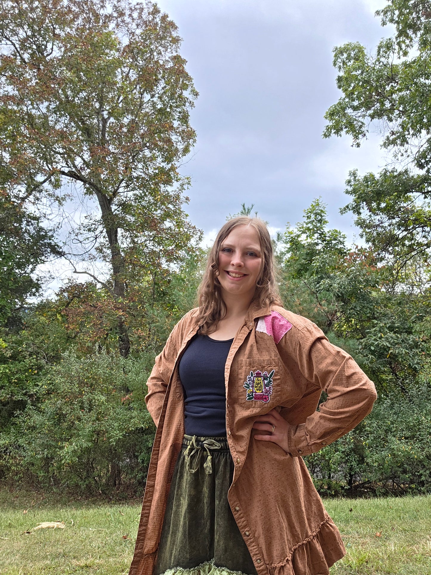 Be the Light Long Sleeve Button Up Shirt