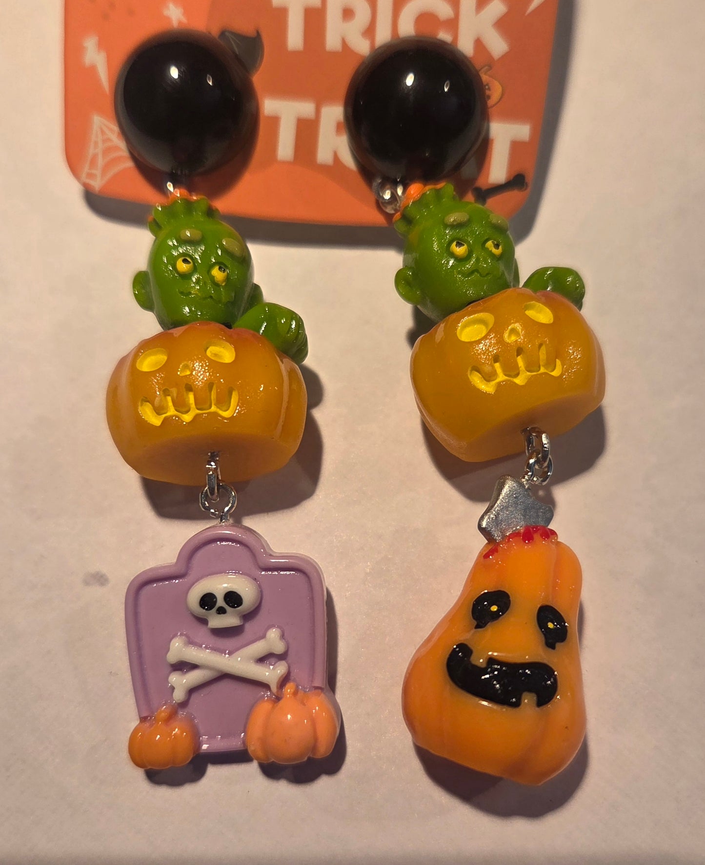 Zombie Dangle Earrings