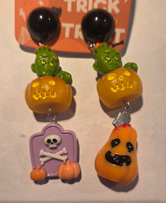 Zombie Dangle Earrings