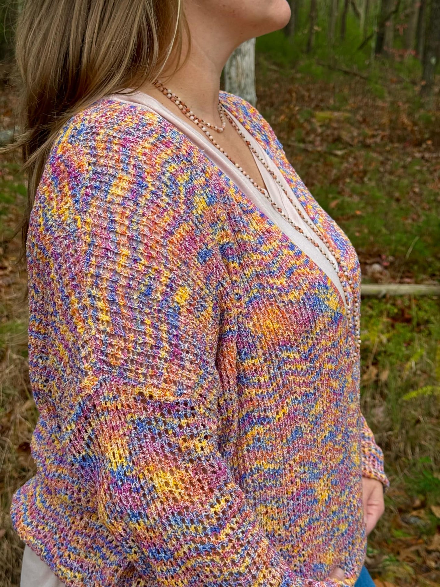 Oversized Wrap Front Sweater