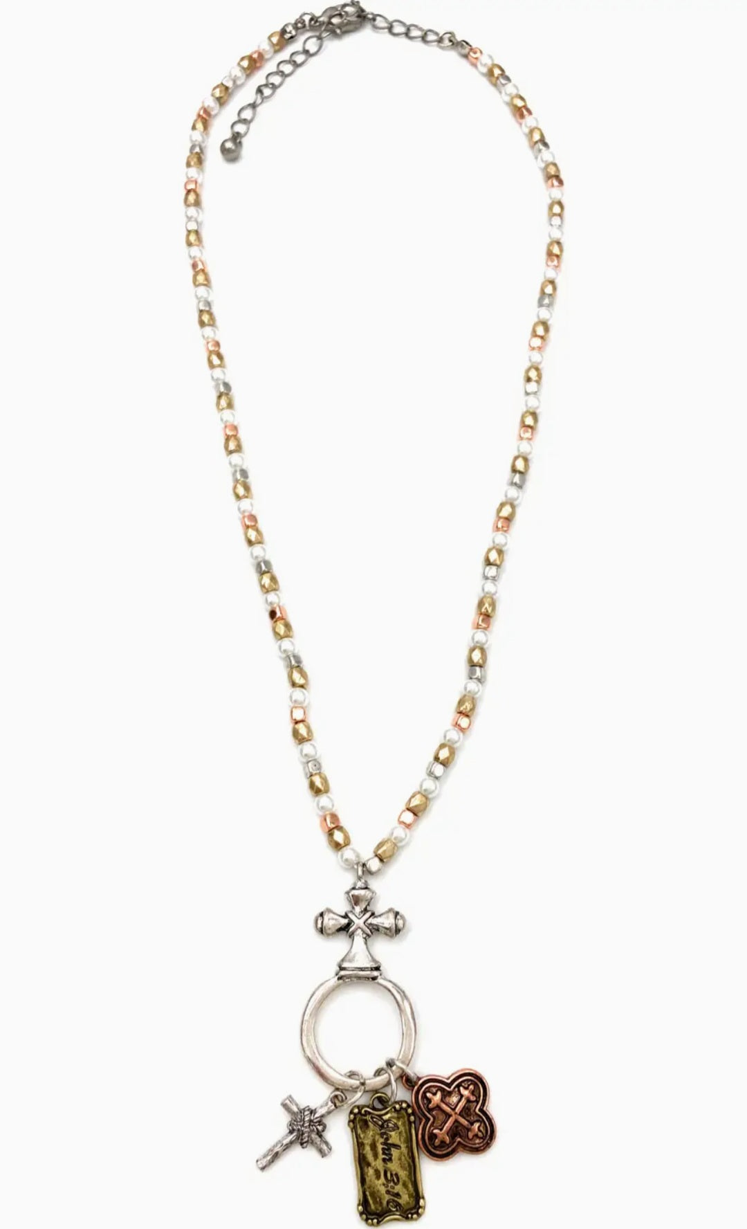 Beaded Christian Necklace