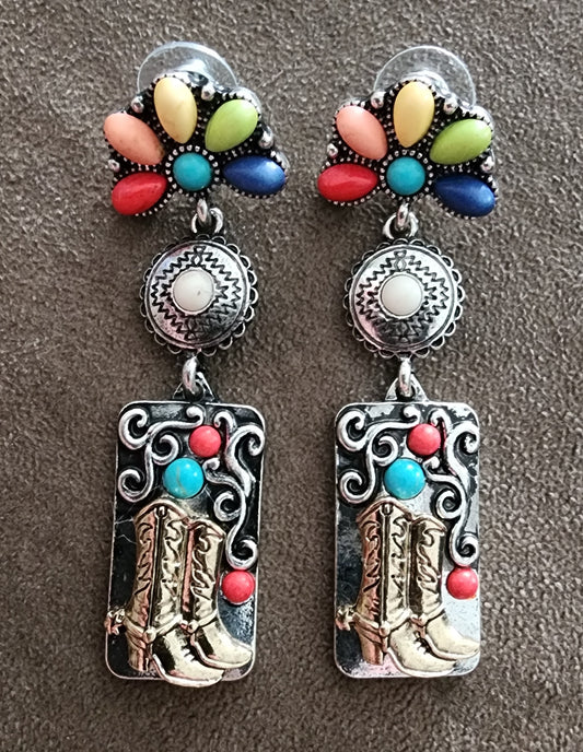 Cowboy Boot Earrings