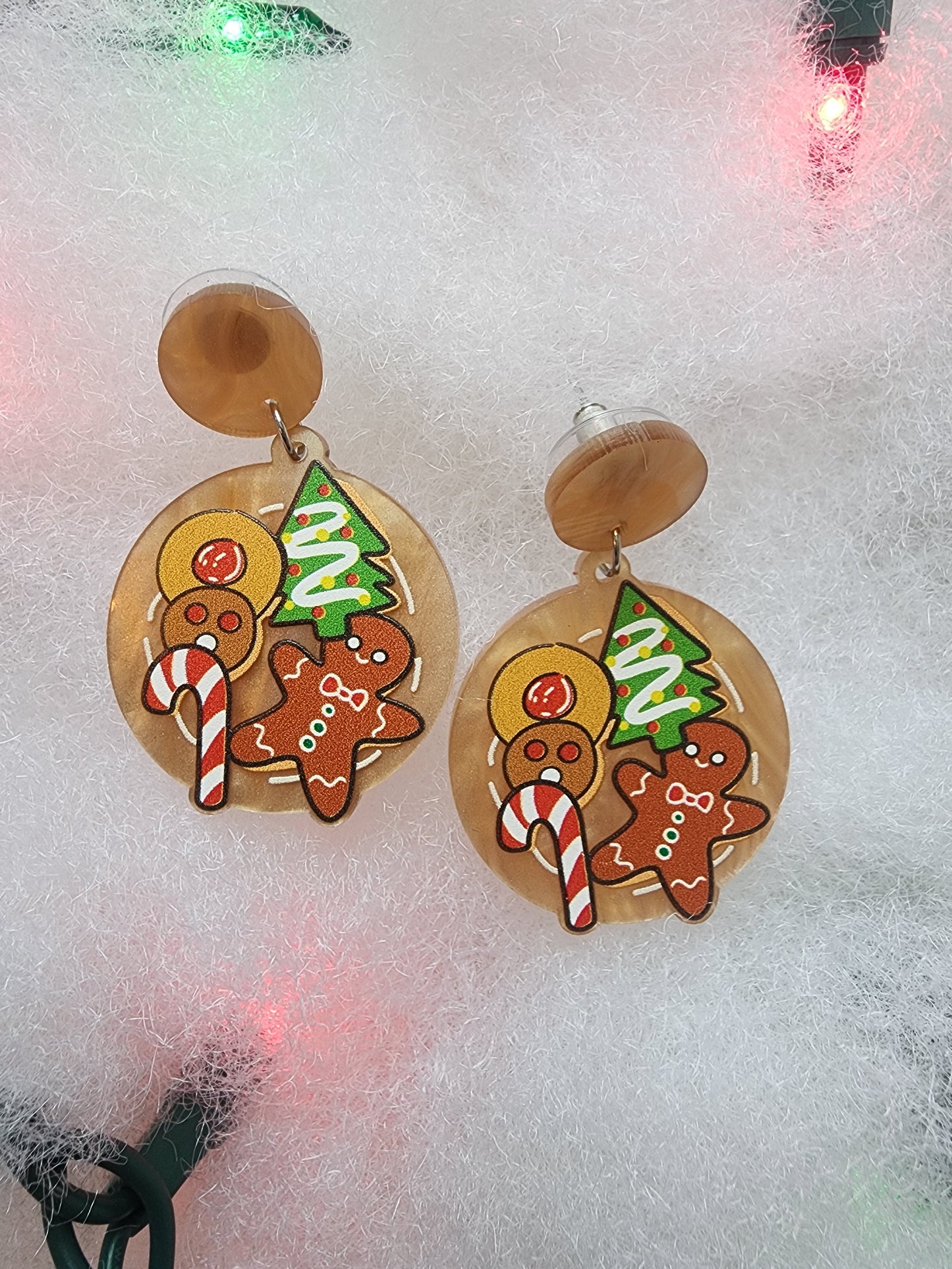 "Regina" Cookie Plate Earrings