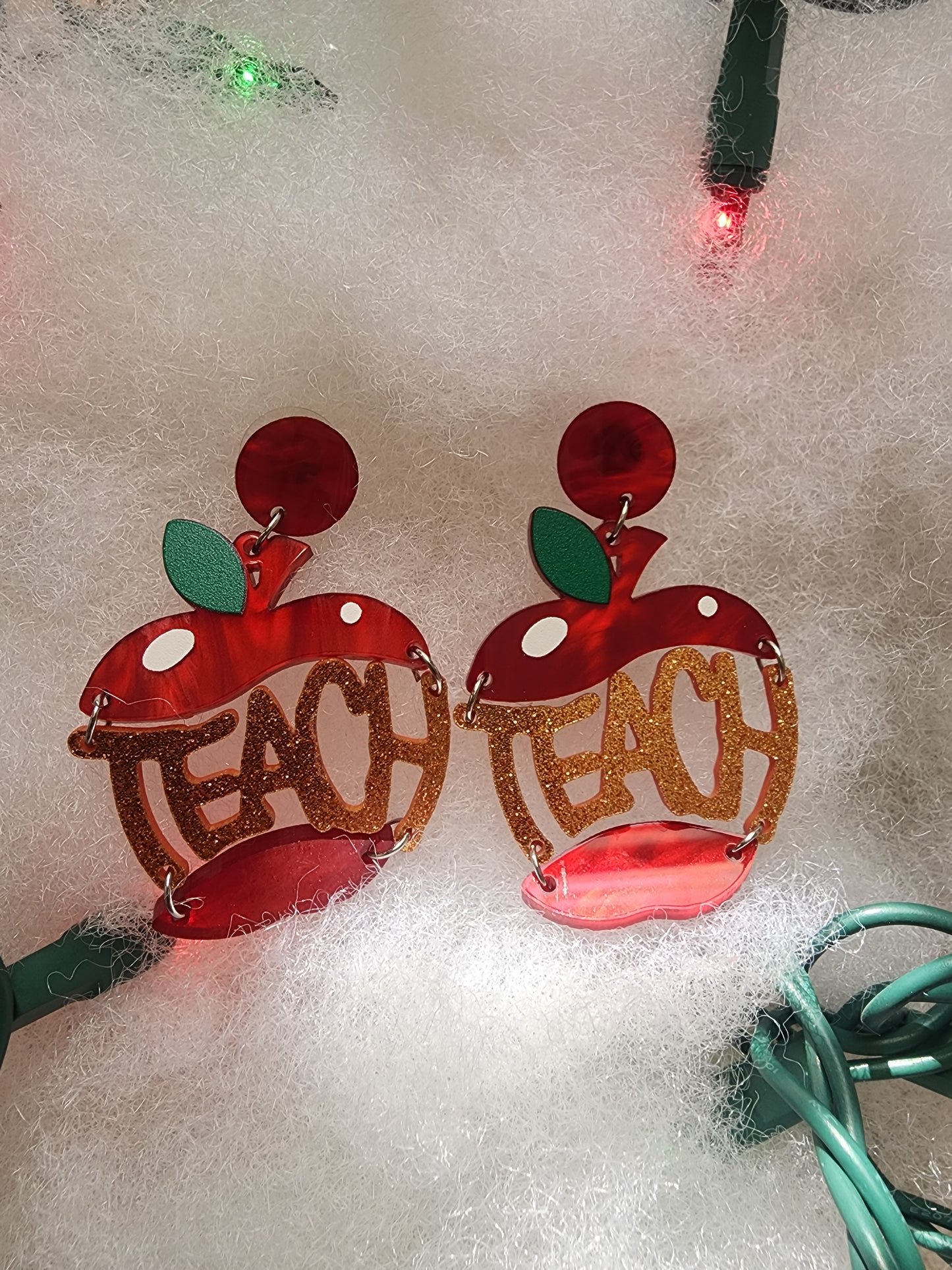 "Tara" Teach Earrings