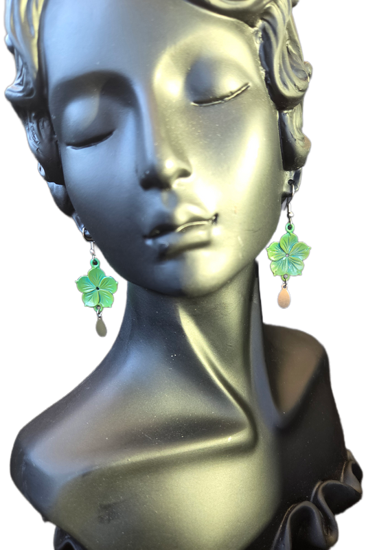 Patina Flower Earrings