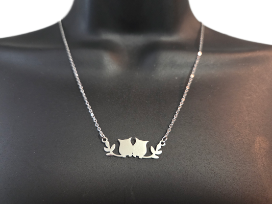 Owl Stainless Steel Necklace