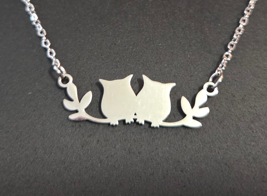 Owl Stainless Steel Necklace