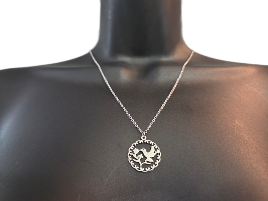 Stainless Steel Hummingbird Necklace