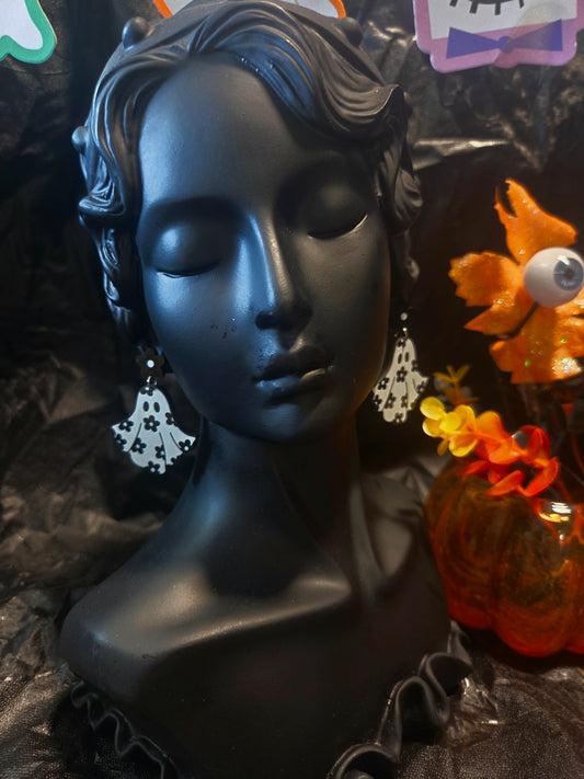Floral Ghost Earrings