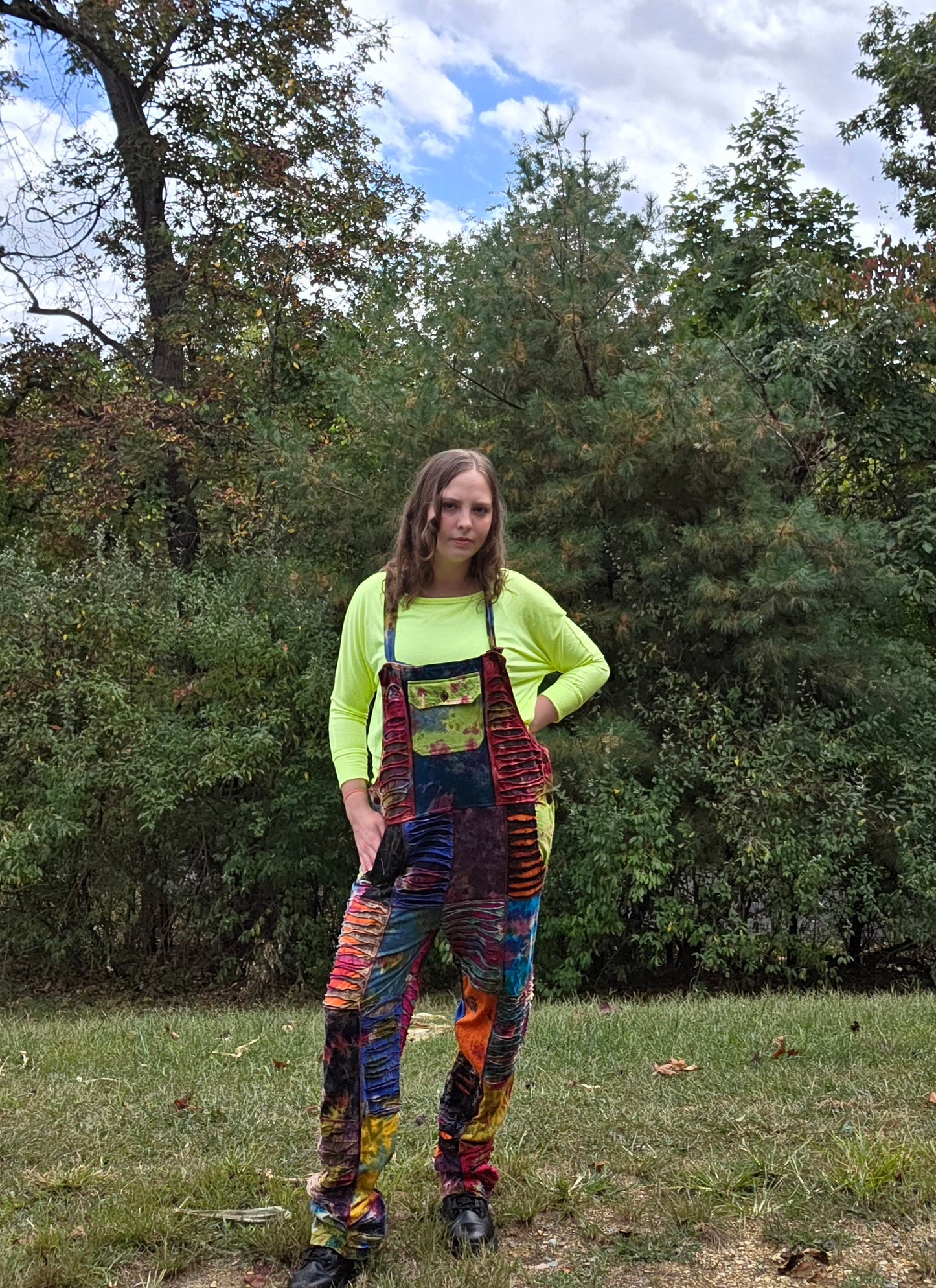 Tie-Dye Overalls/ Bibs