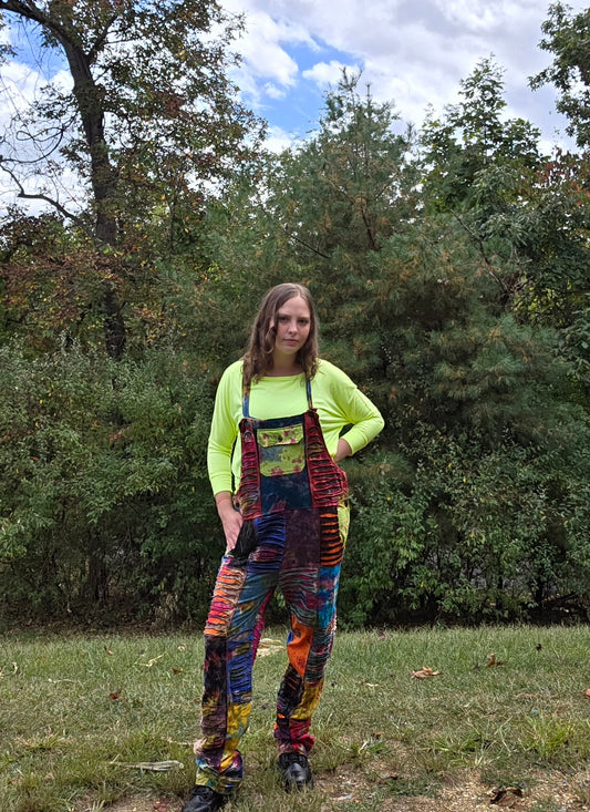 Tie-Dye Overalls/ Bibs