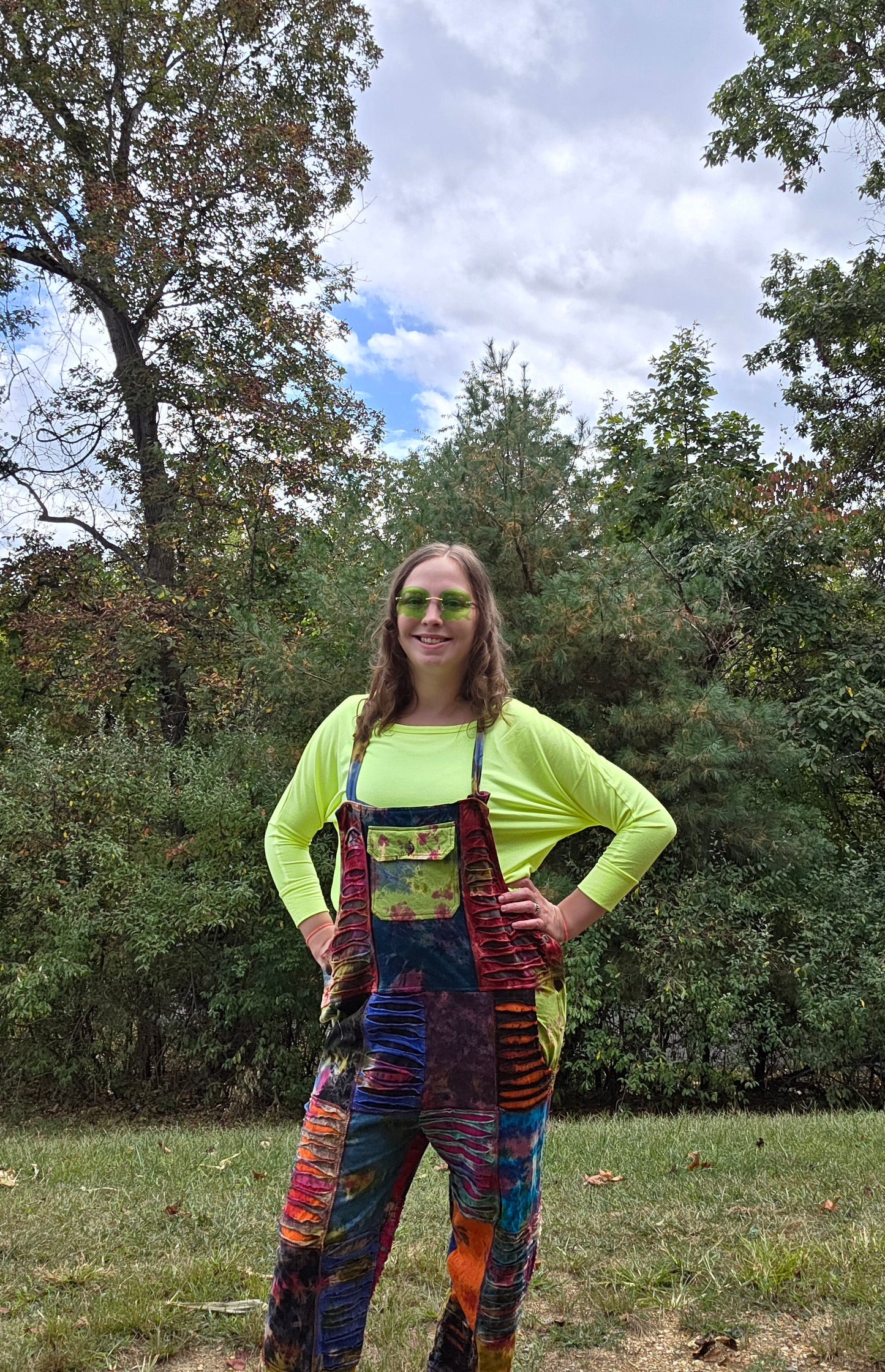 Tie-Dye Overalls/ Bibs